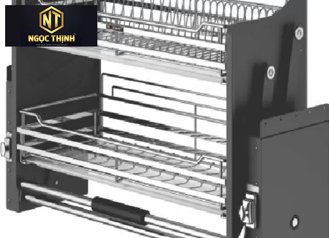 Giá Chén Bát Nâng Hạ Di Động 2 Tầng VIP R015-700 tại Đại Phước Giá Chén Bát Nâng Hạ Di Động 2 Tầng VIP R015-700 tại Đại Phước